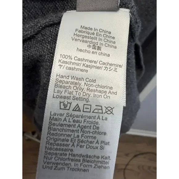 J. Crew Cashmere Relaxed Crew Neck Sweater Casual Wardrobe Grey Women's S - Picture 11 of 13